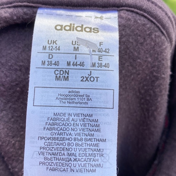 Adidas Women's Purple Hoodie - Picture 6 of 6